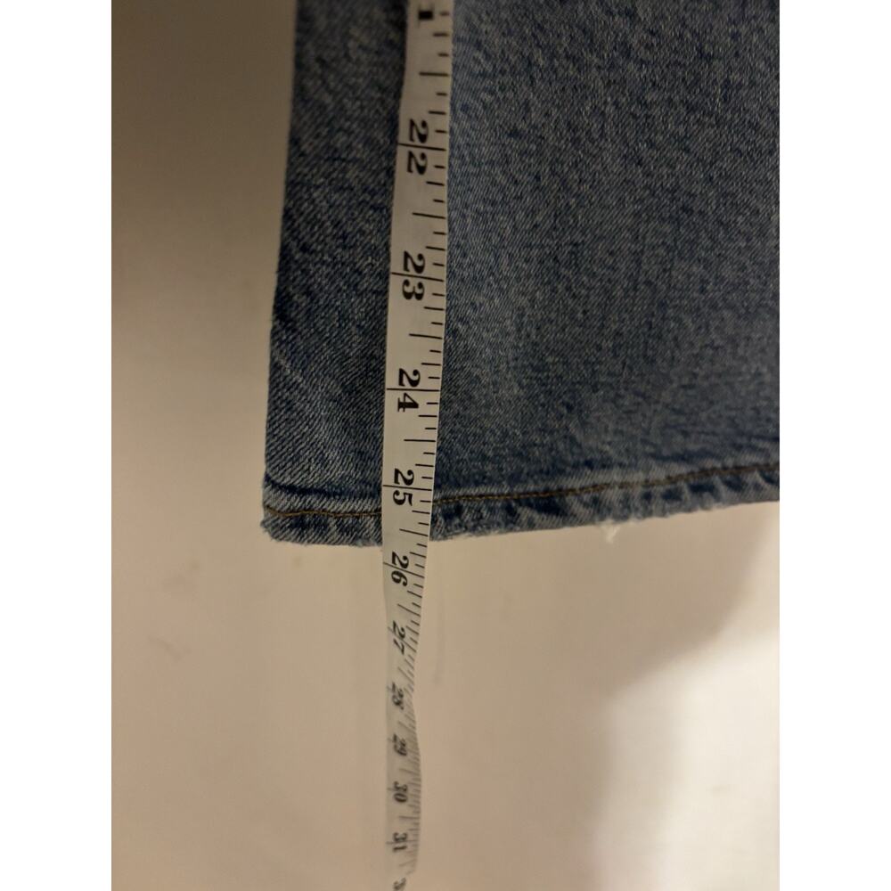Agolde Jeans 32 Blue Riley High Rise Straight Crop New - Picture 4 of 12